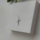 Pingente Crucifixo com Manto em Prata 925